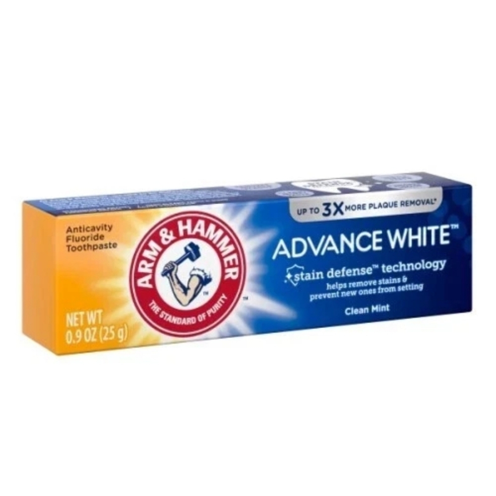Arm & Hammer Toothpaste pack of 6 Travel Size 0.9 oz  new  – Great for Trips